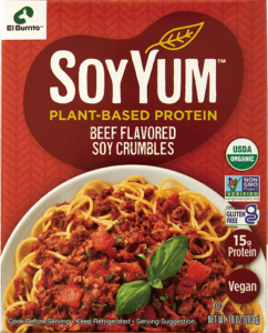 SOYYUM BEEF FLAVORED SOY CRUMBLES
