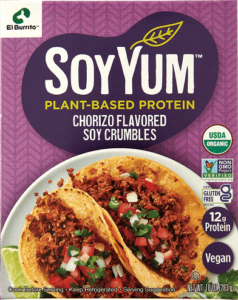 SOYYUM CHORIZO FLAVORED SOY CRUMBLES